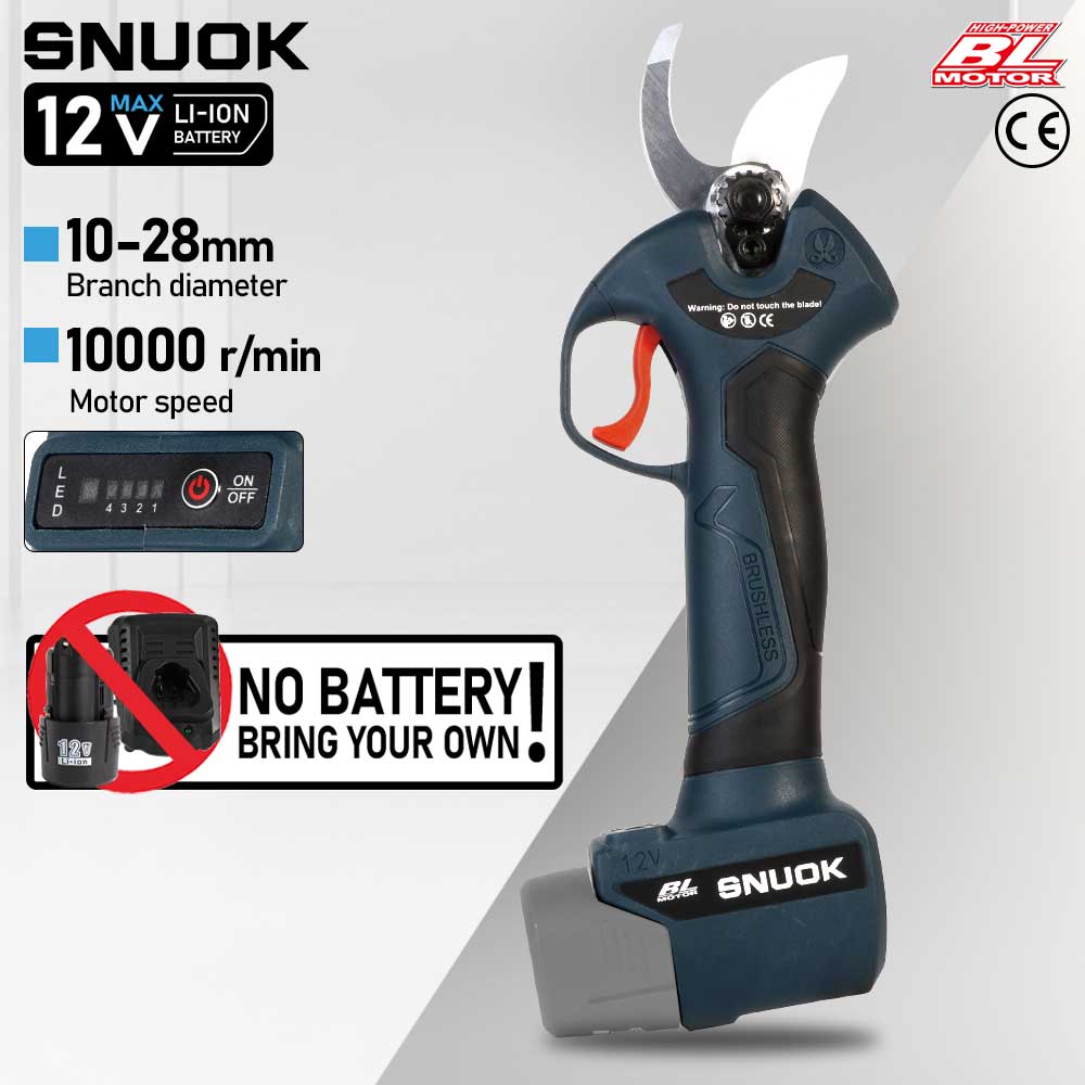 Bonsai Garden Tools - SNUOK Cisailles électriques sans balais 12V