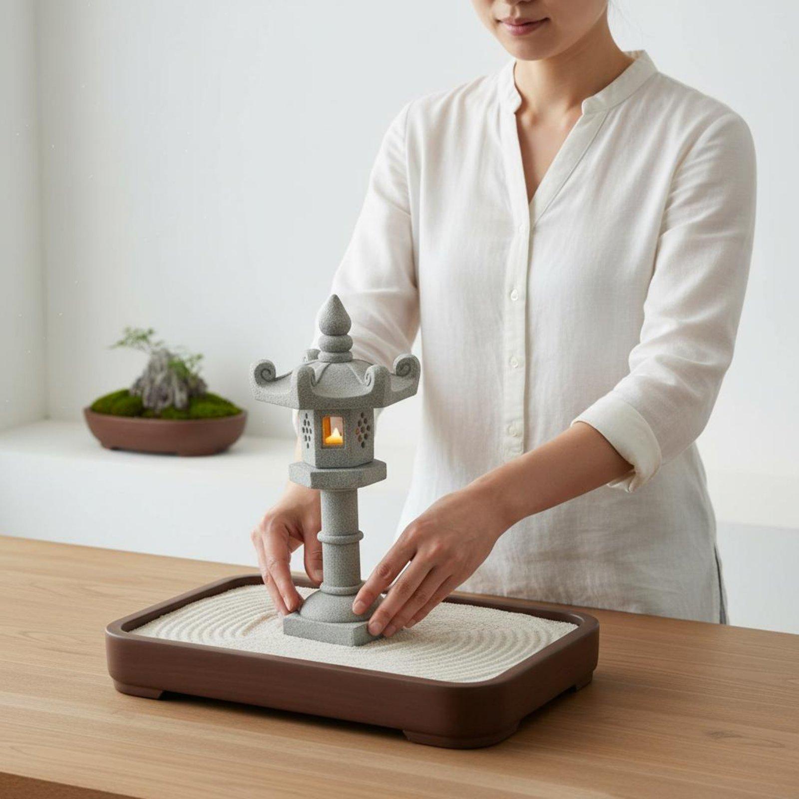 Lanterne de jardinage, lantern - Bonsai Garden Dc avis et prix