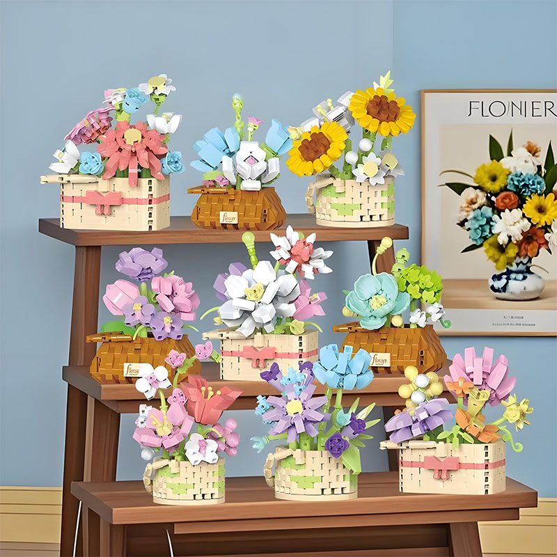 Plantes succulentes en pot de  - Bonsai Garden Lego Set avis et prix