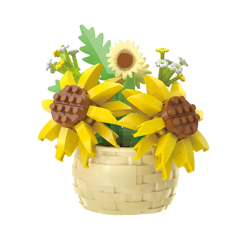 DIY MOC Plantes en pot (rose,  - Bonsai Garden Lego Set avis et prix